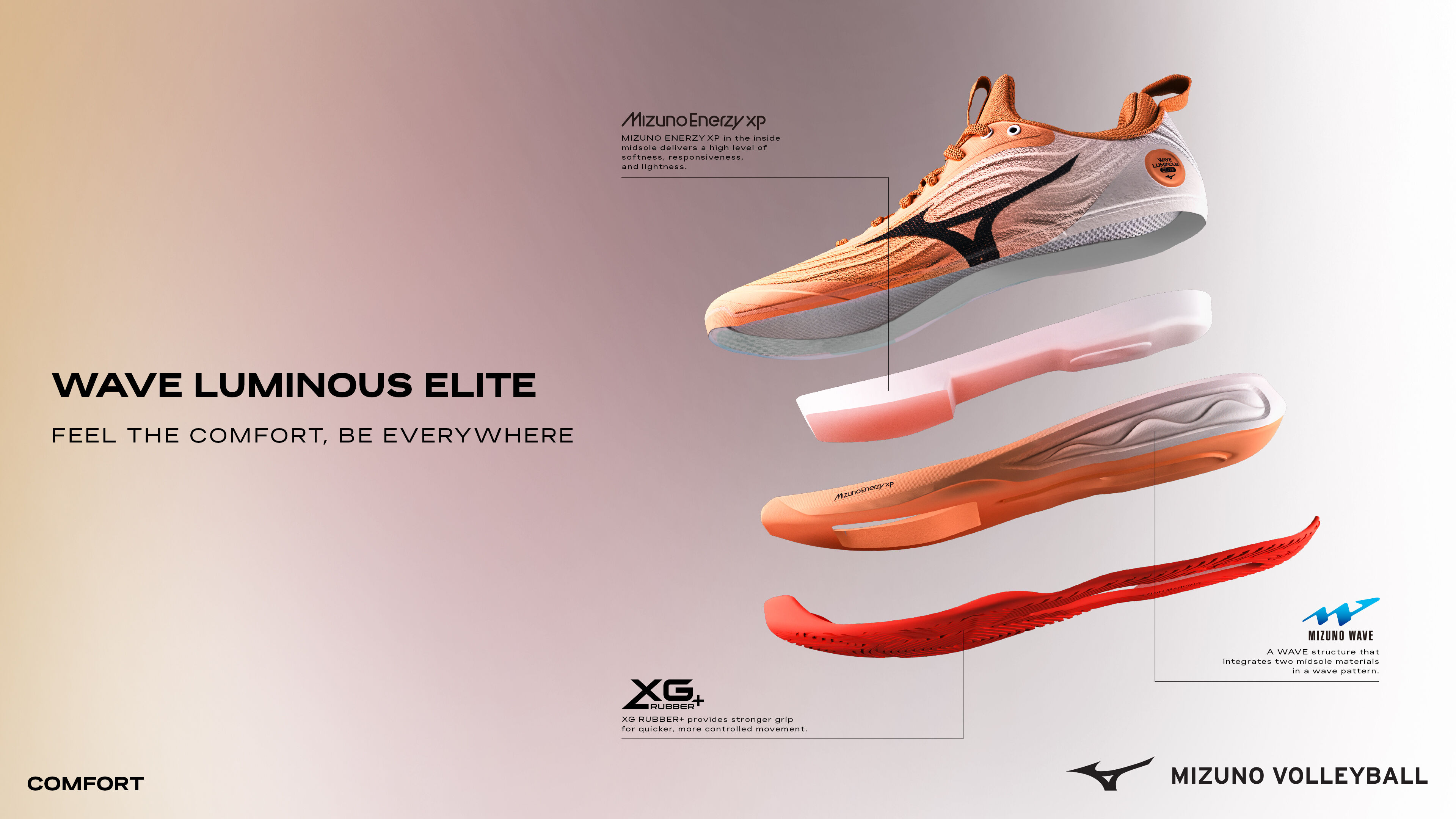 Mizuno 軟式 Global Elite WAVE LUMINOUS ELITE - Orange - Unisex | Mizuno UK